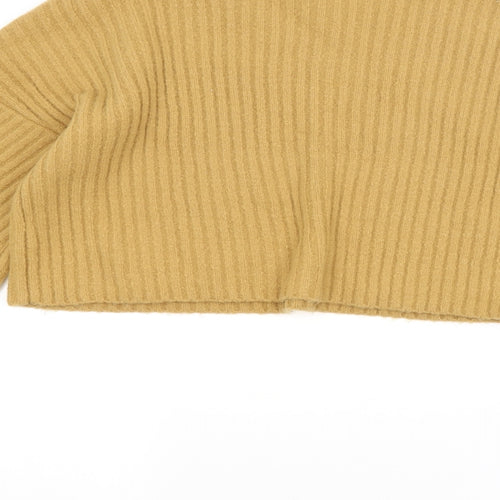 Missguided Womens Yellow   Pullover Jumper Size 6