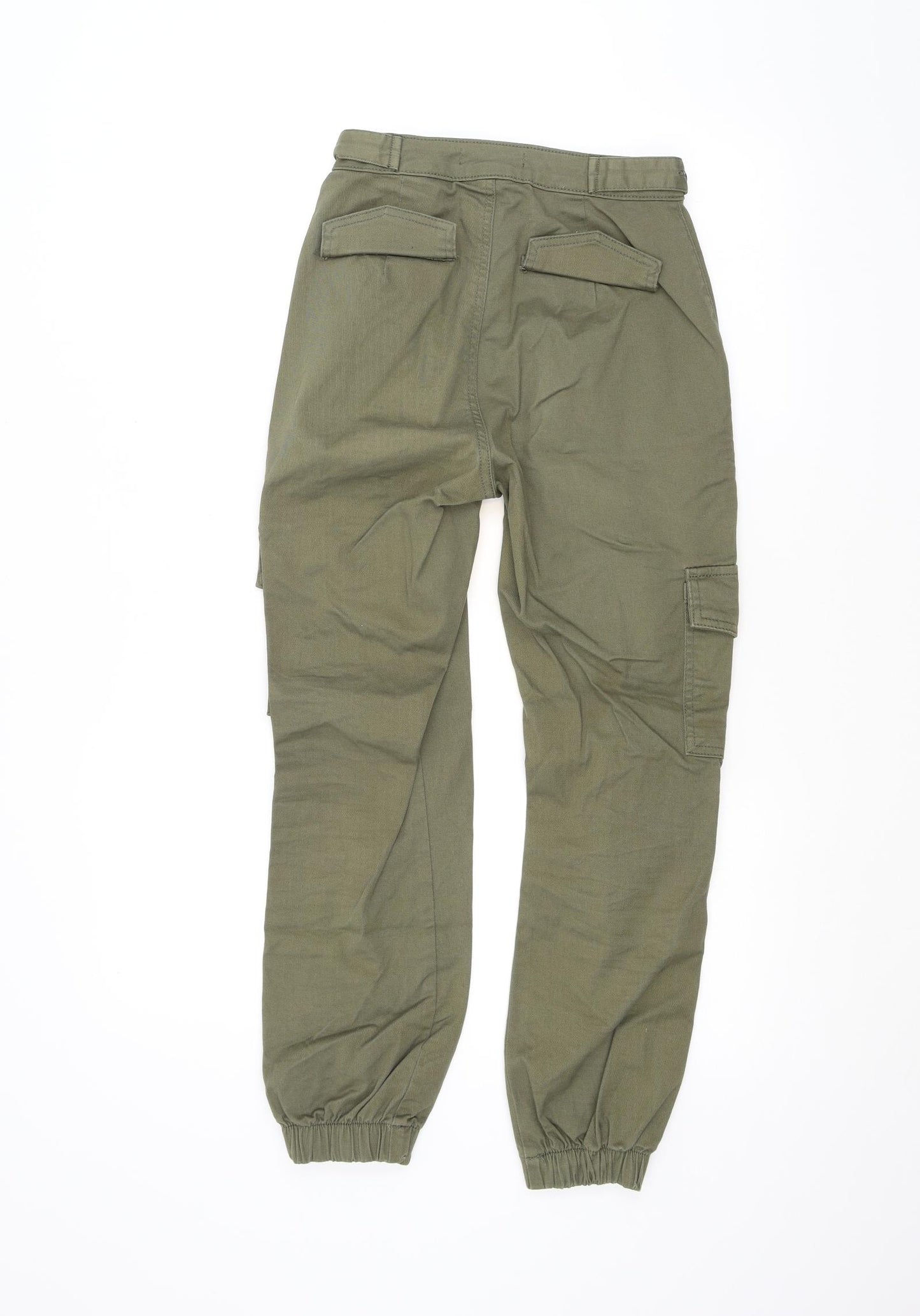 Primark Womens Green   Cargo Trousers Size 4 L23 in