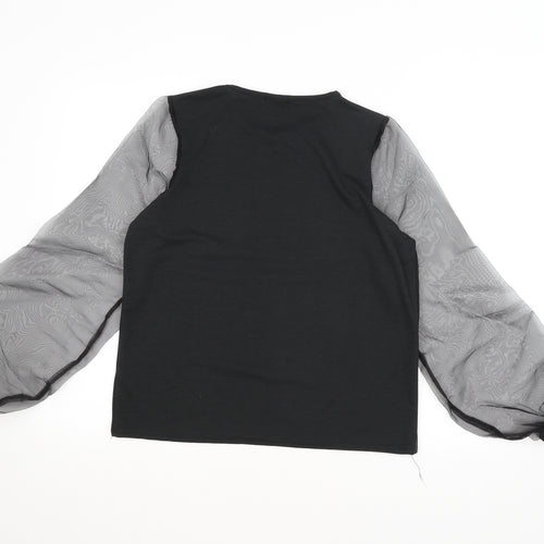 Boohoo Womens Black   Pullover Jumper Size 6