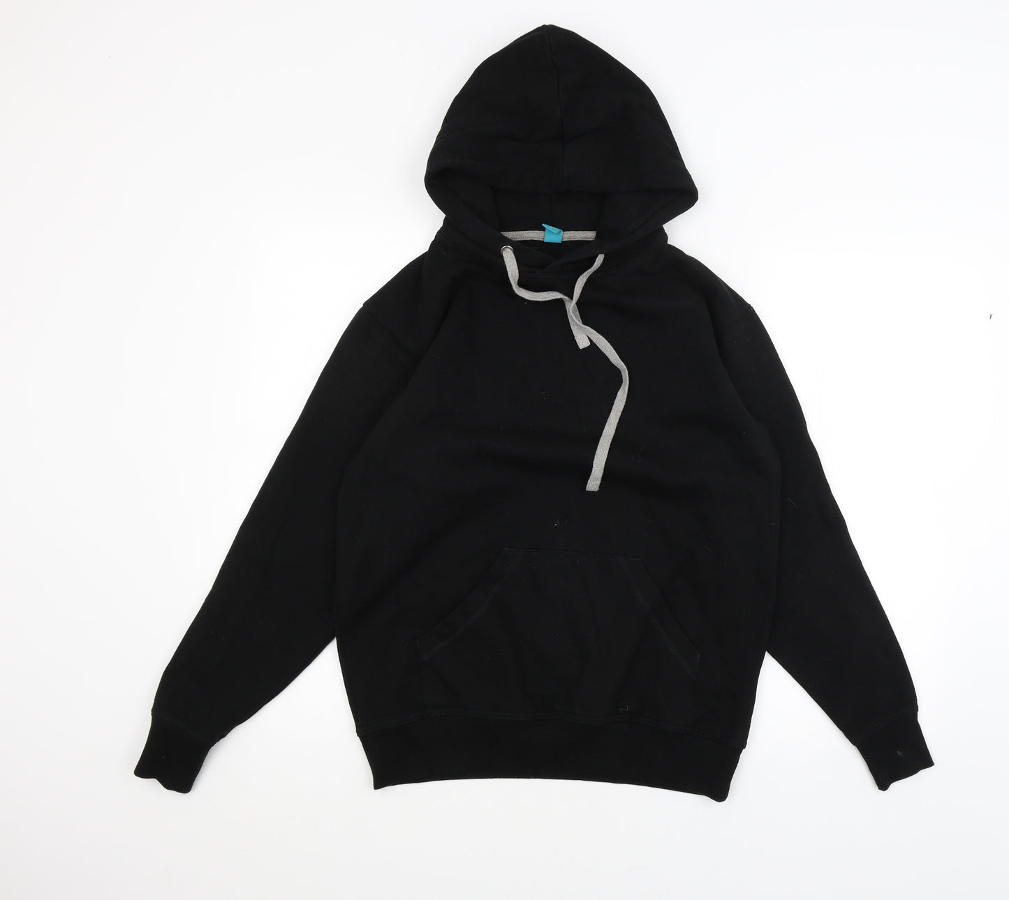 Spreadshirt Mens Black   Pullover Hoodie Size S