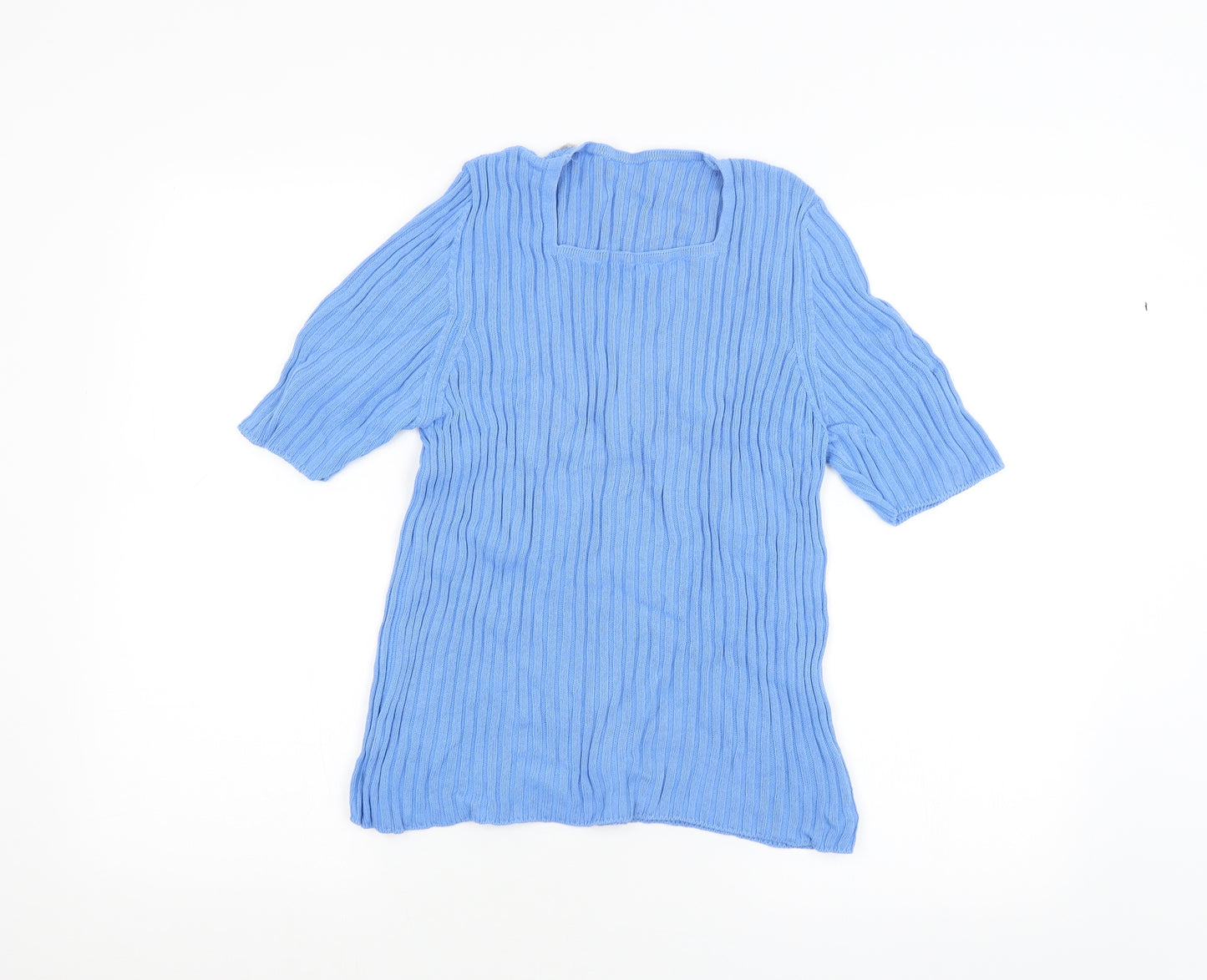 st michael Womens Blue   Basic T-Shirt Size 12