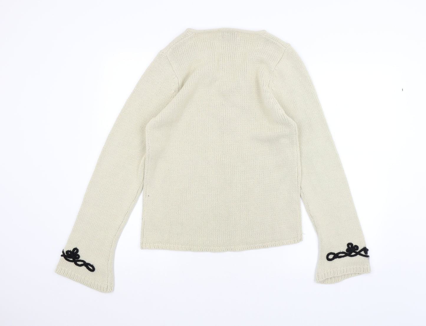 porteaporte Womens White   Pullover Jumper Size L