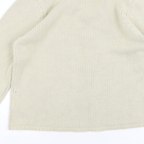 porteaporte Womens White   Pullover Jumper Size L