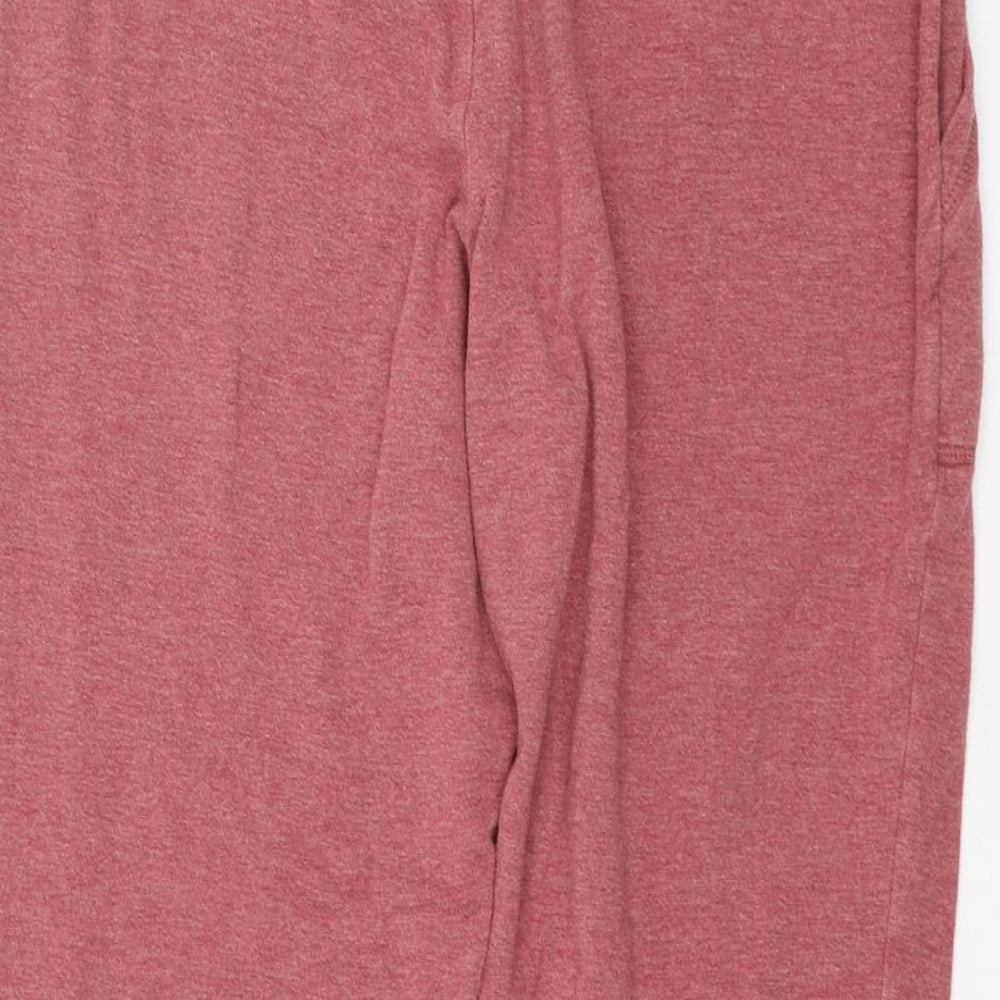 George Womens Red   Sweatpants Trousers Size 12 L21 in - Cropped leg