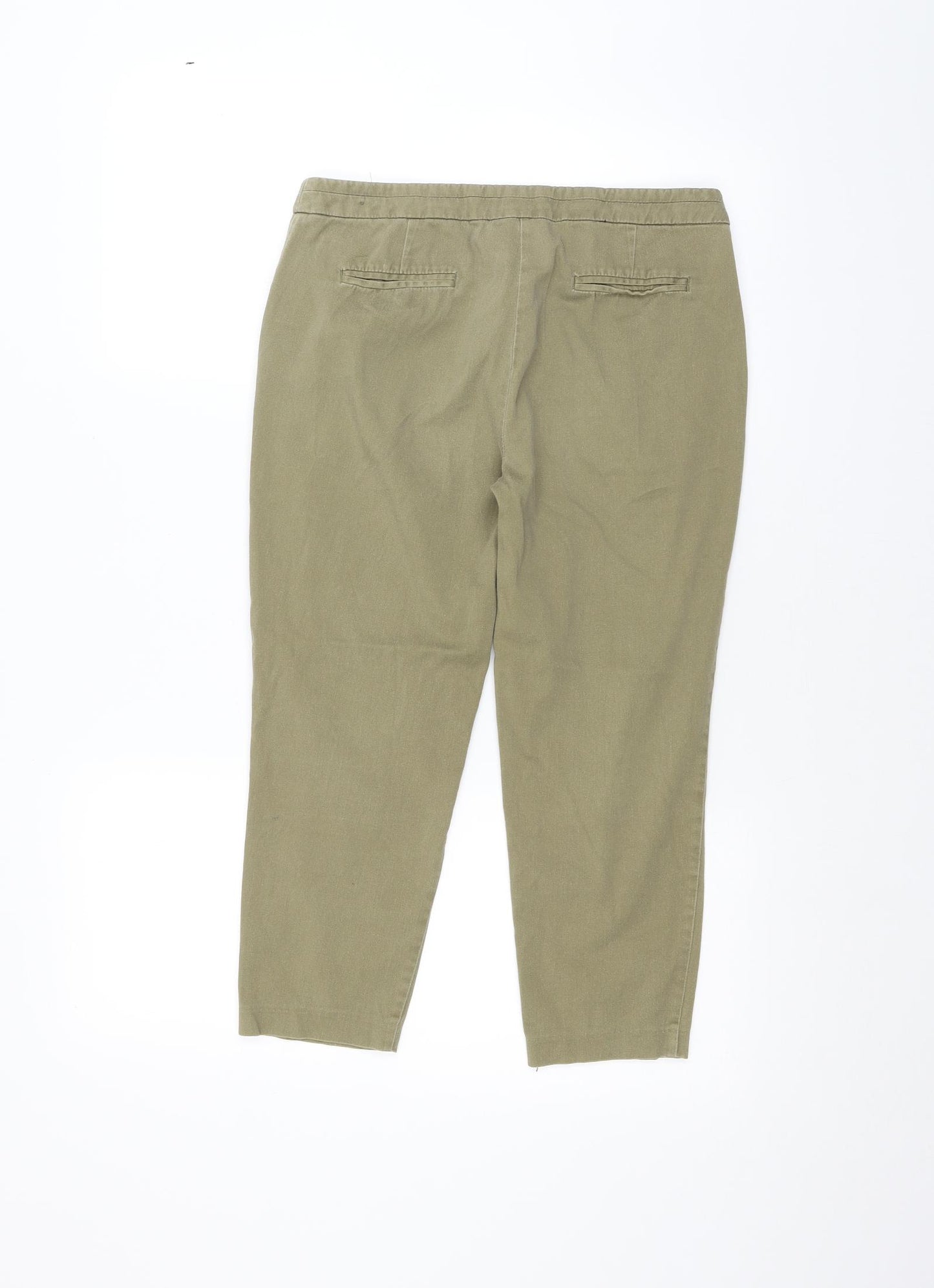 Atmosphere Womens Green   Cropped Trousers Size 8 L20 in