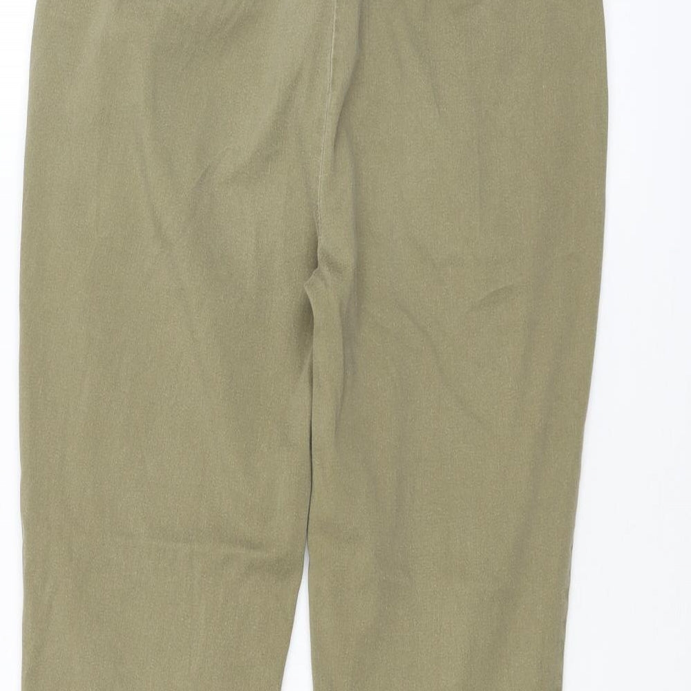 Atmosphere Womens Green   Cropped Trousers Size 8 L20 in