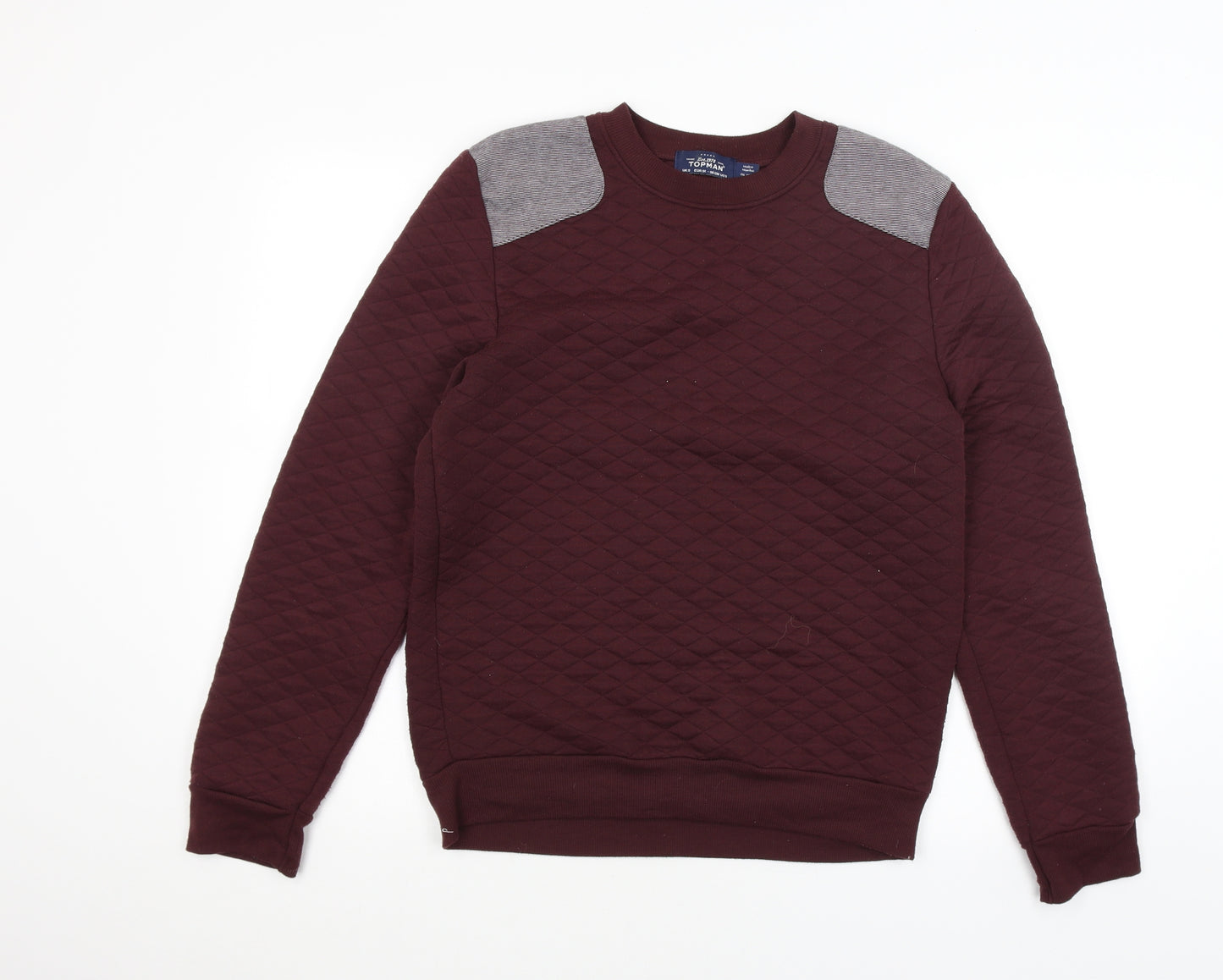 Topman Mens Red   Pullover Jumper Size S