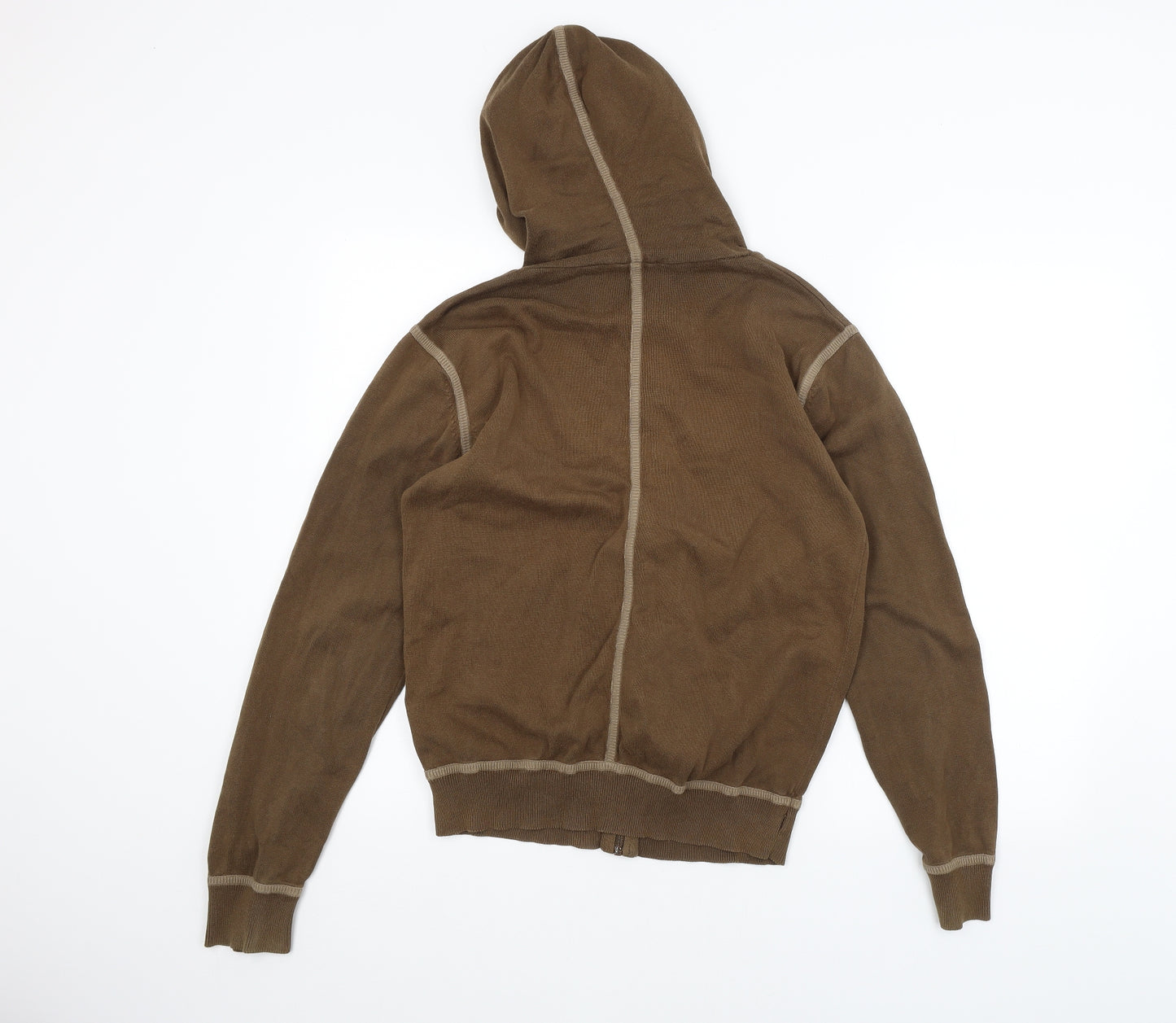 H&M Womens Brown   Full Zip Hoodie Size M