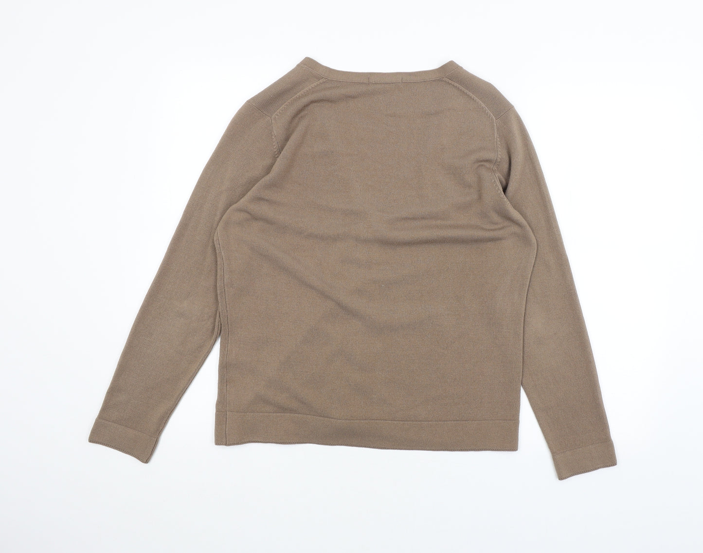 Marks and Spencer Womens Brown   Cardigan Jumper Size 18