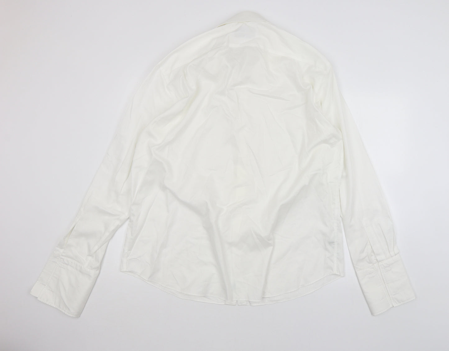 Marks and Spencer Mens White    Dress Shirt Size 18