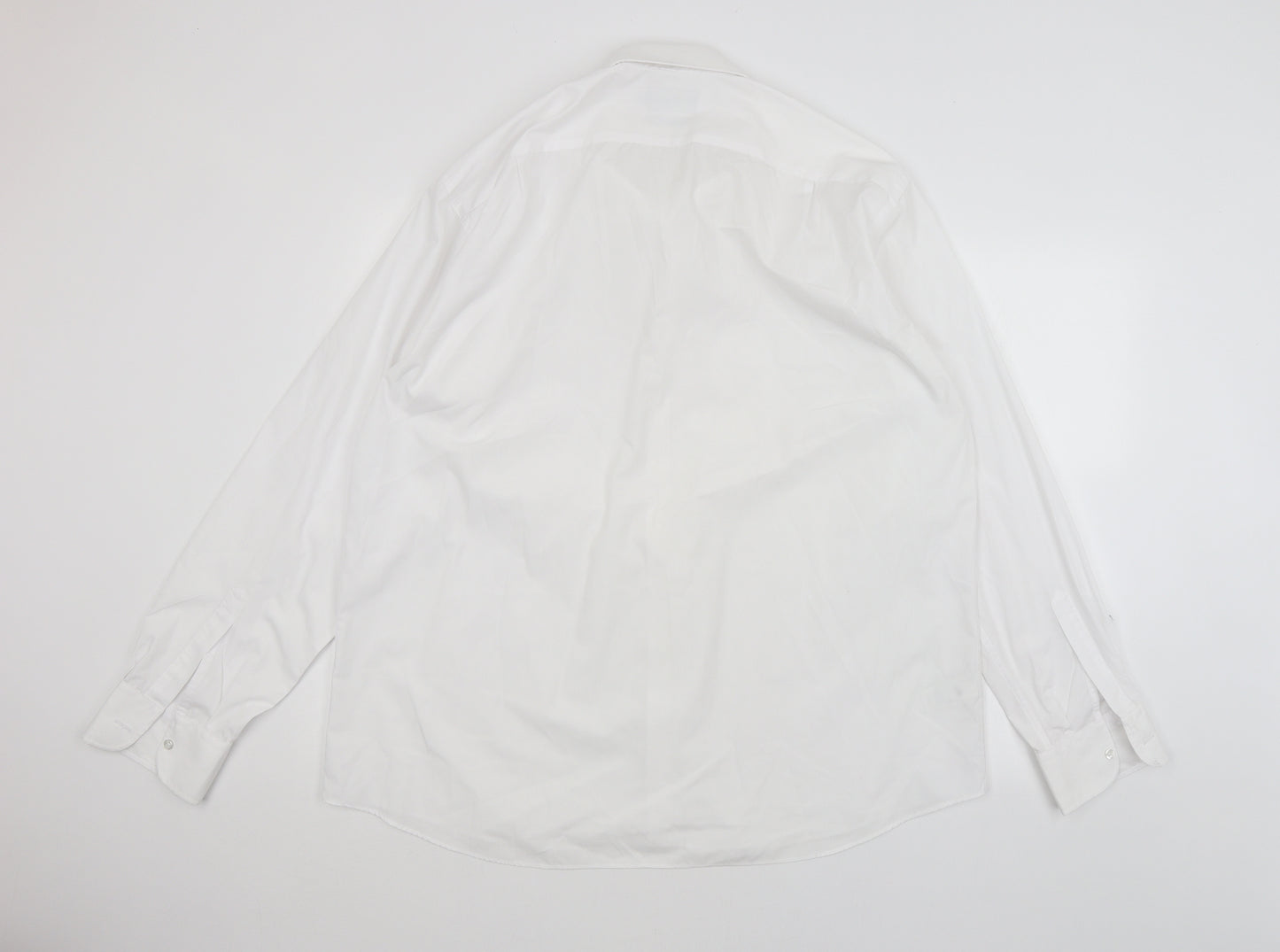 Marks and Spencer Mens White    Dress Shirt Size 18