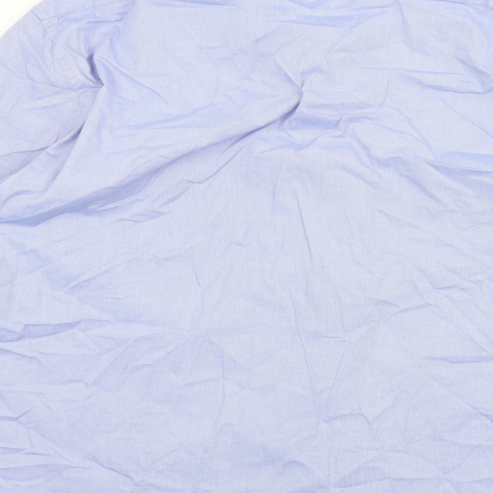 Taylor & Wright Mens Blue    Dress Shirt Size 18.5
