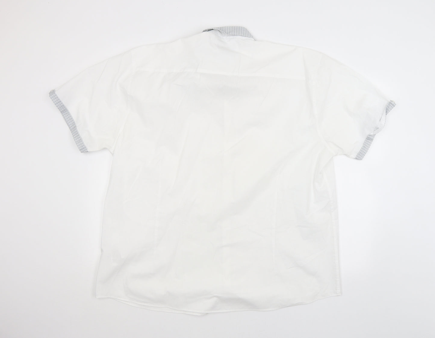Peacocks Mens White    Dress Shirt Size 3XL