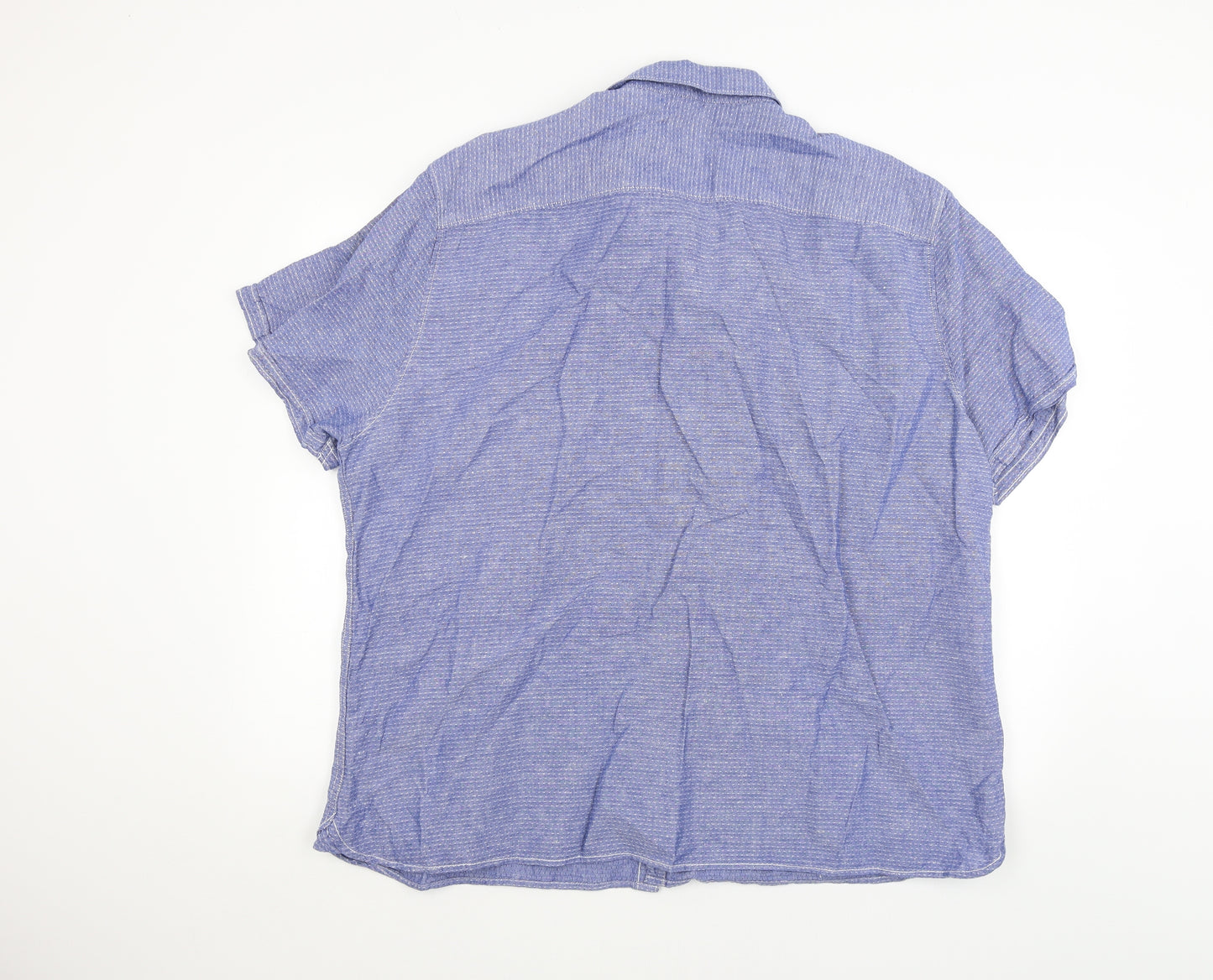 F&F Mens Blue    Dress Shirt Size 3XL