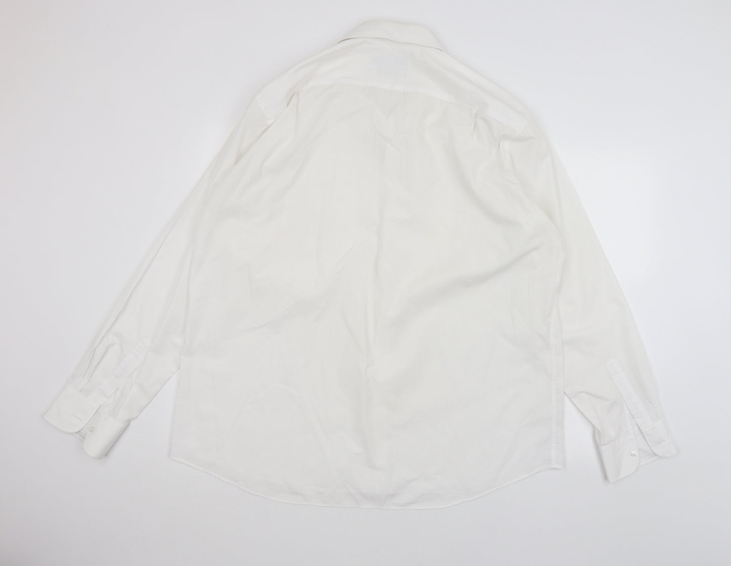 Marks and Spencer Mens White    Dress Shirt Size 18