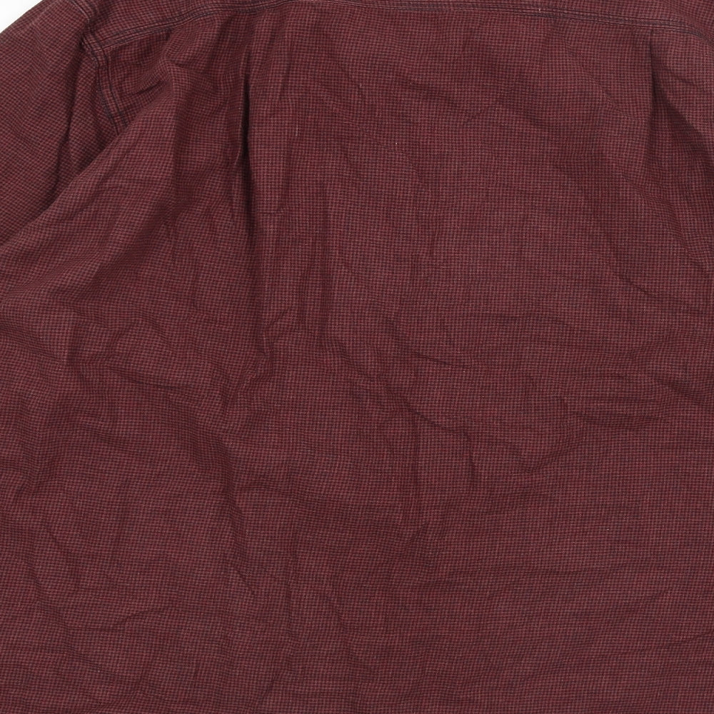 Easy Mens Red    Dress Shirt Size 3XL