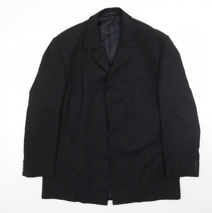 Burton Mens Black Jacket Suit Jacket Size 44