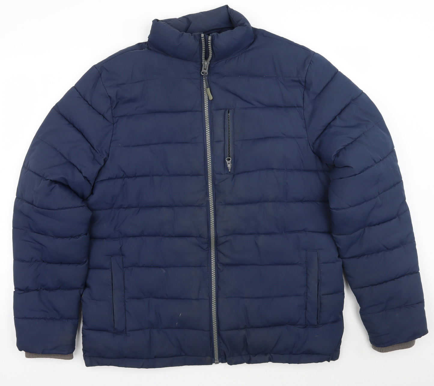 F&F Mens Blue   Jacket Coat Size L