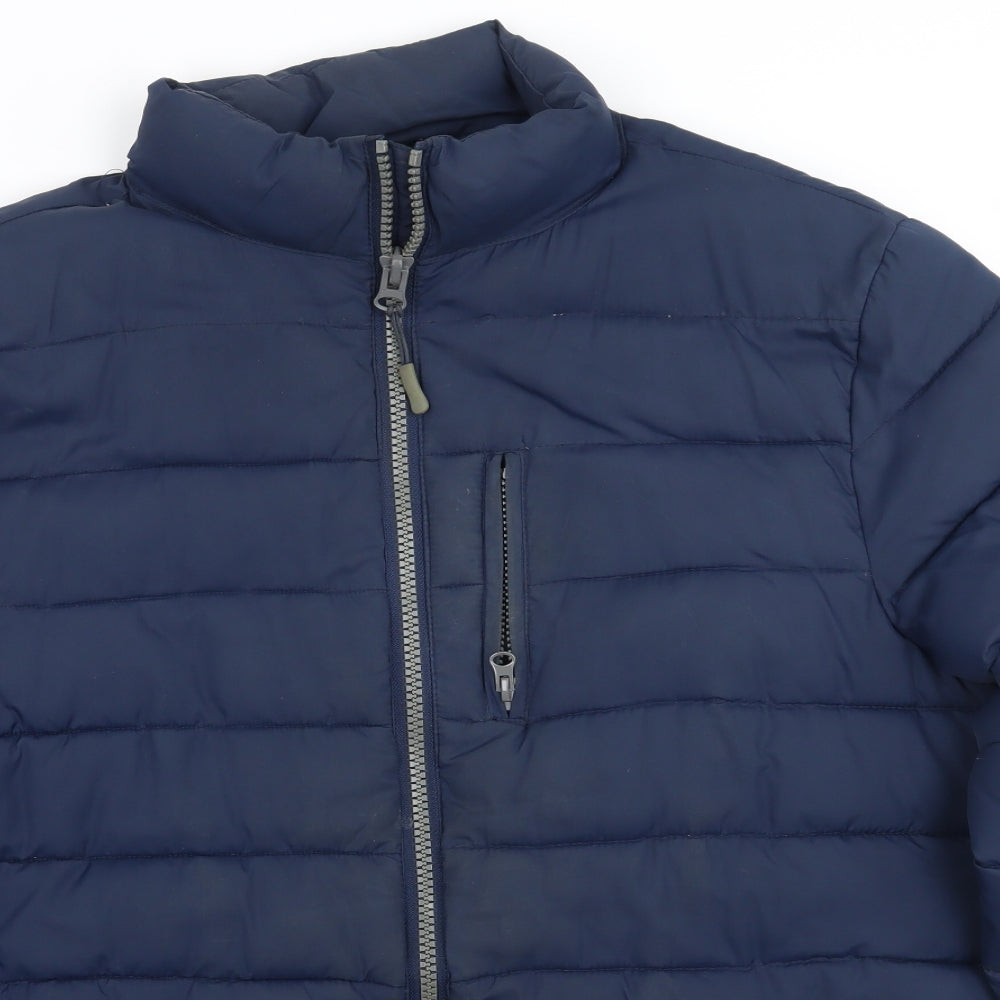 F&F Mens Blue   Jacket Coat Size L