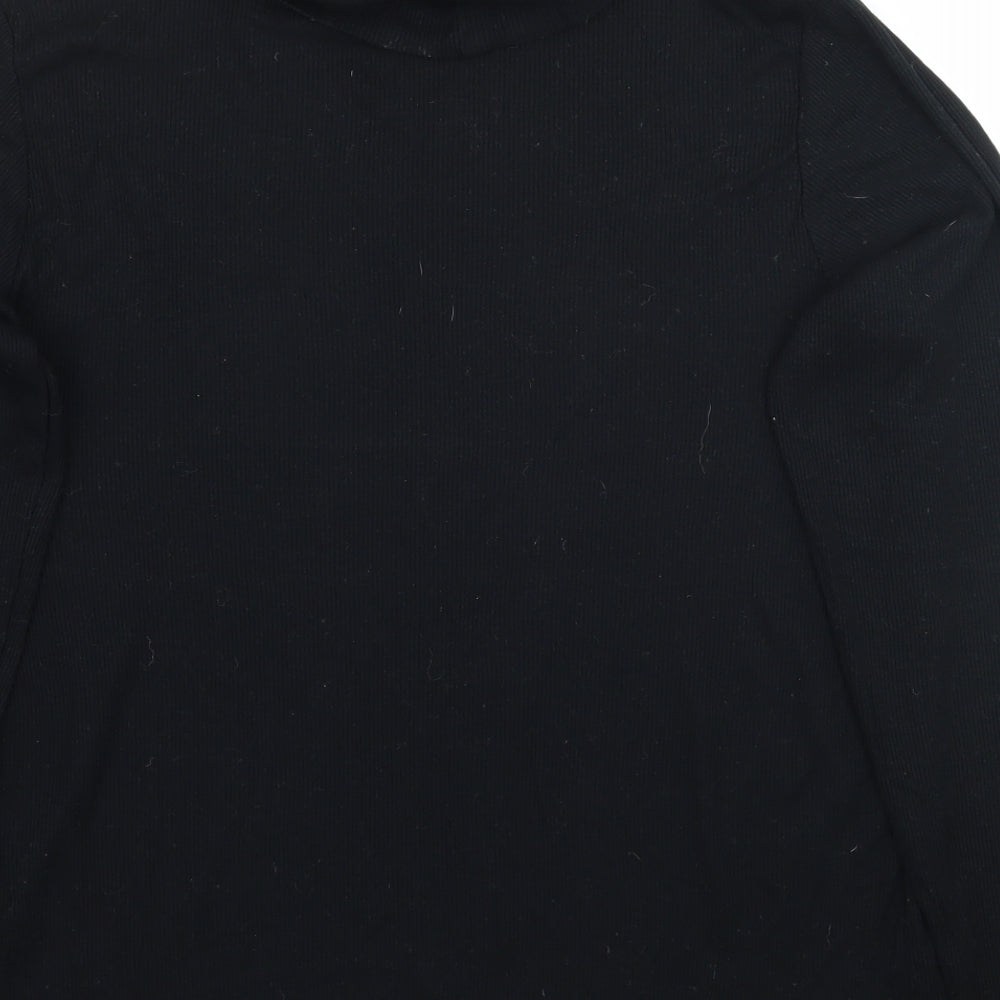 George Womens Black   Basic T-Shirt Size 14
