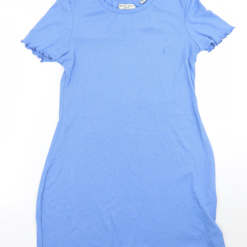Bravesoul Womens Blue   A-Line  Size M