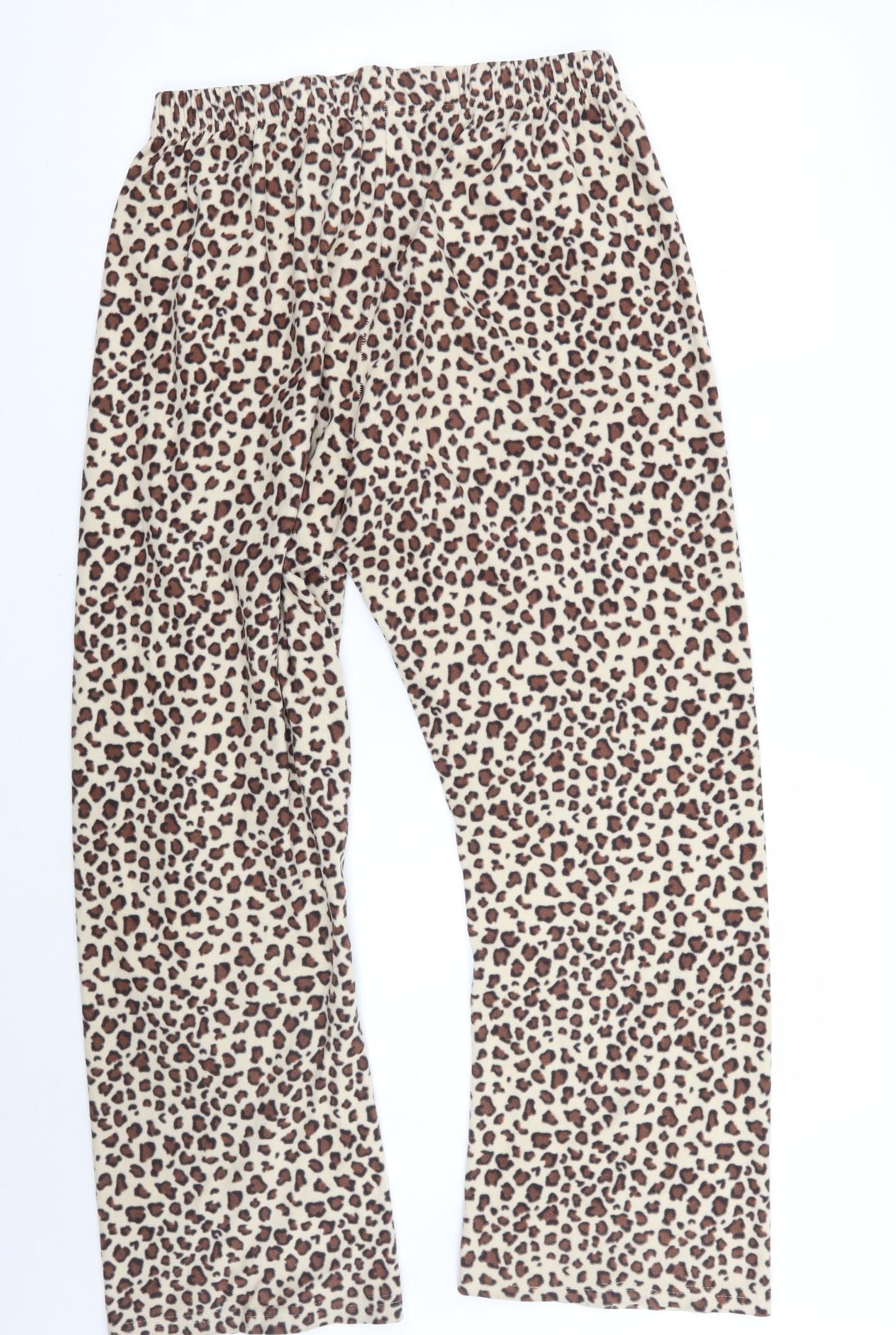 Primark Womens Beige Animal Print   Pyjama Pants Size M
