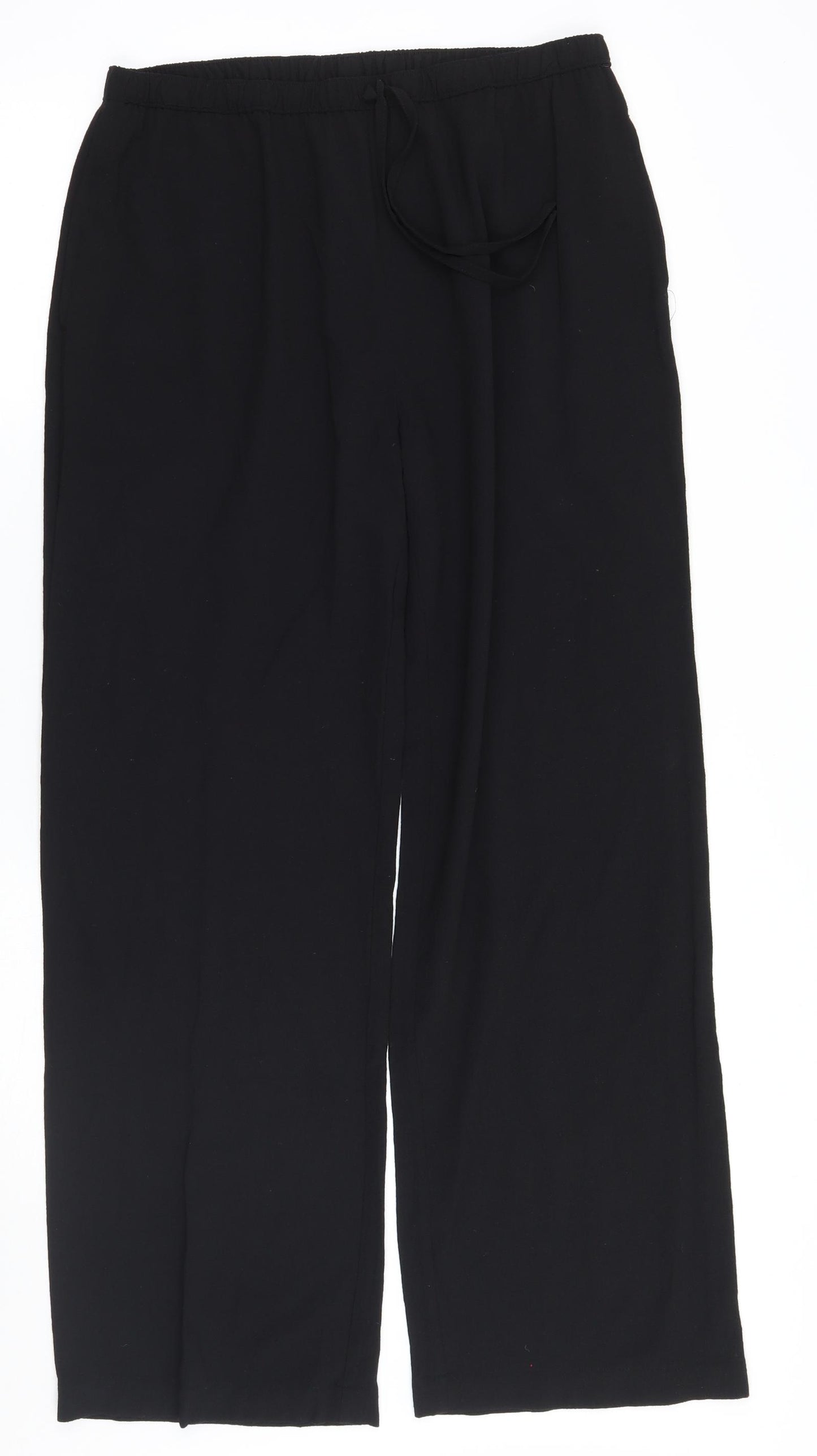 EWM Womens Black   Trousers  Size 12 L29 in