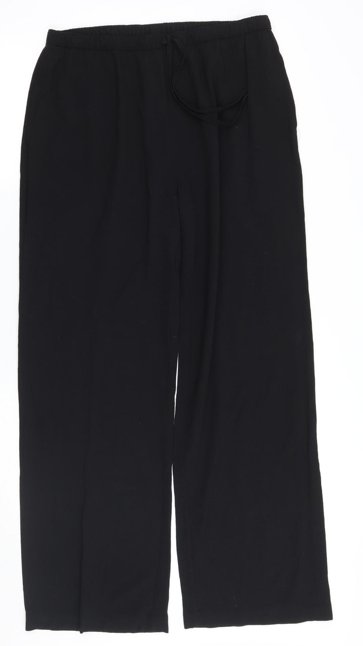 EWM Womens Black   Trousers  Size 12 L29 in