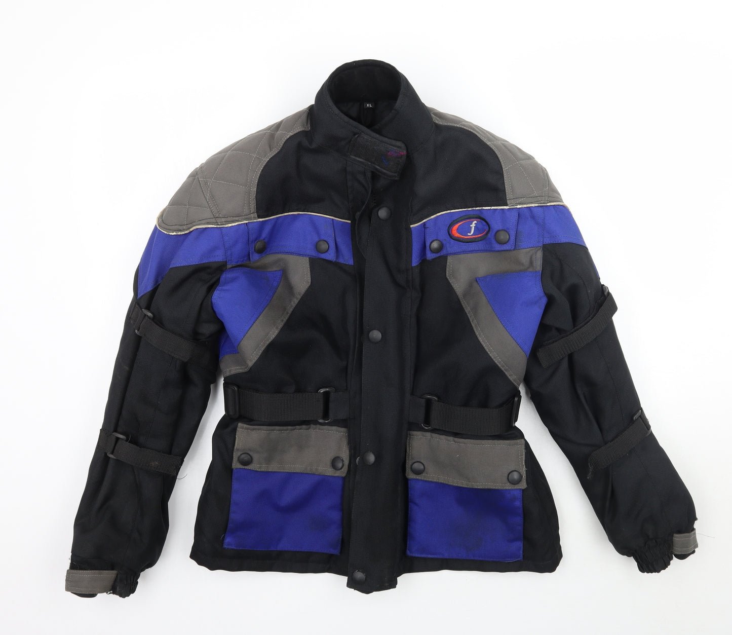 Preworn Womens Black   Motorcycle Jacket Coat Size XL