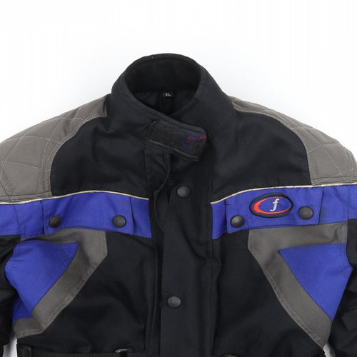 Preworn Womens Black   Motorcycle Jacket Coat Size XL