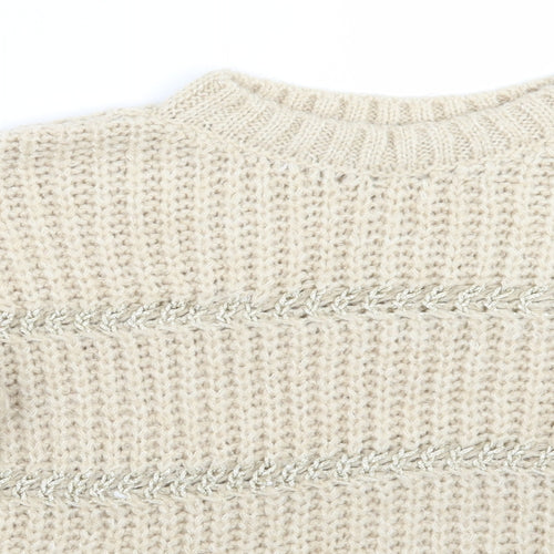 NEXT Womens Beige   Pullover Jumper Size M