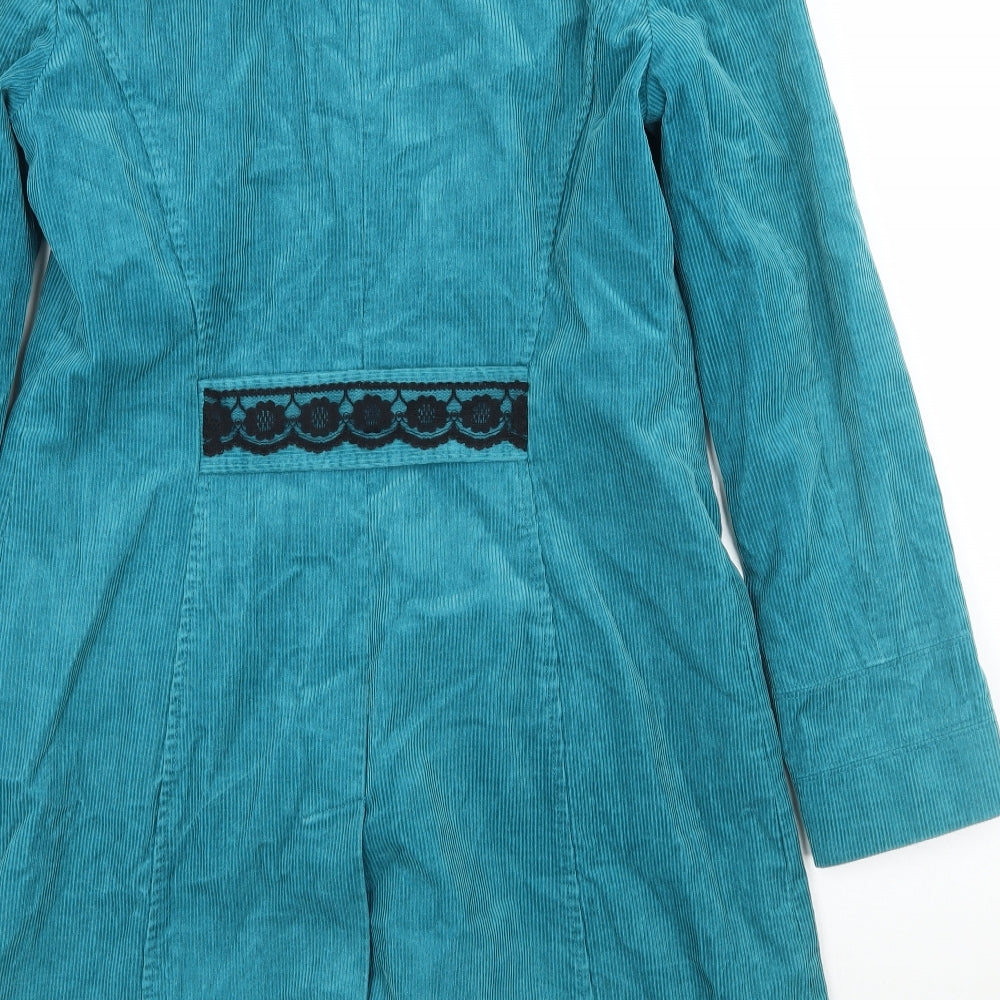 Per Una Womens Blue   Jacket Coat Size 10