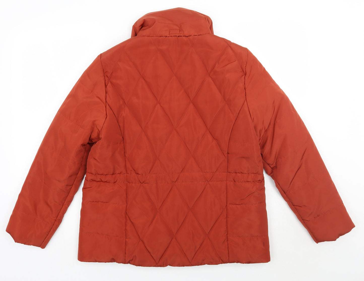 Classic Womens Orange   Jacket Coat Size 14