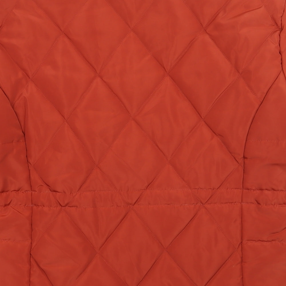 Classic Womens Orange   Jacket Coat Size 14