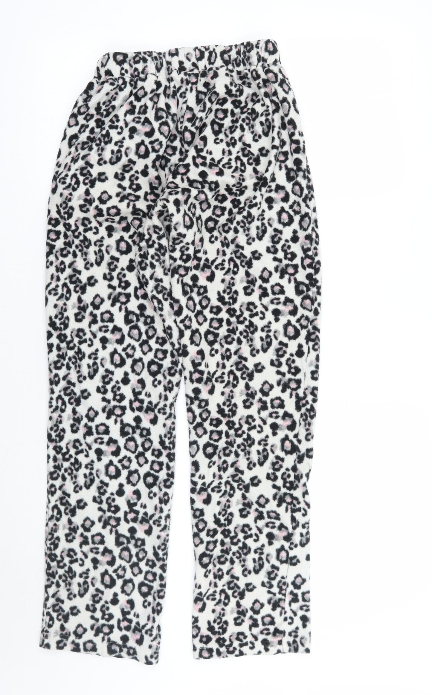 NEXT Womens White Animal Print   Pyjama Pants Size XS