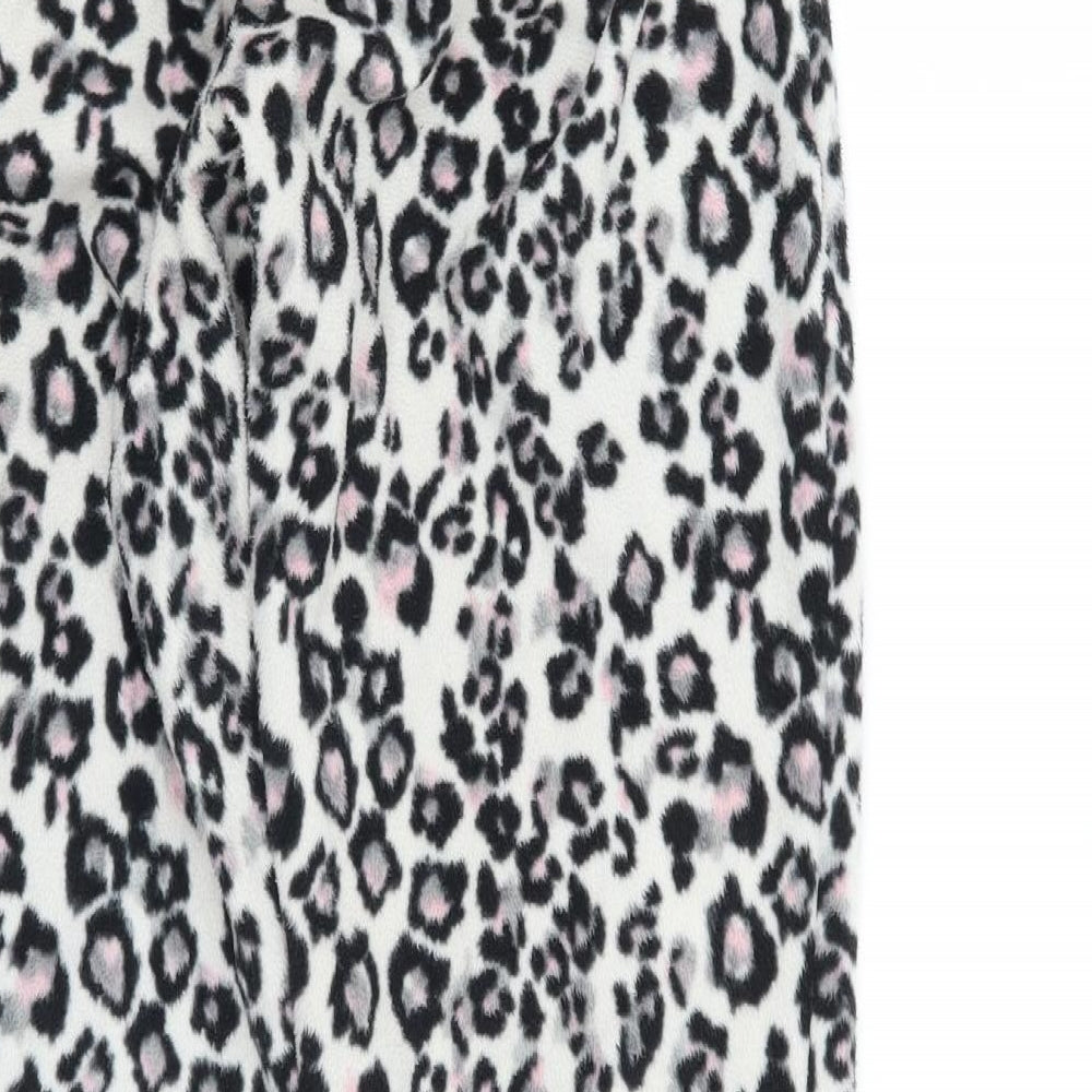 NEXT Womens White Animal Print   Pyjama Pants Size XS