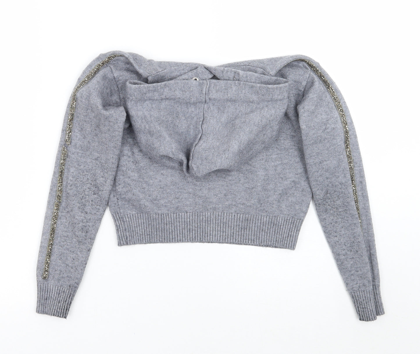 Primark Girls Grey   Pullover Hoodie Size 7-8 Years