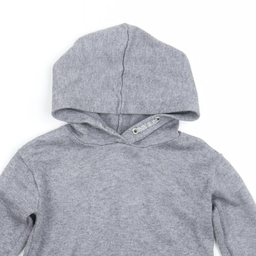 Primark Girls Grey   Pullover Hoodie Size 7-8 Years
