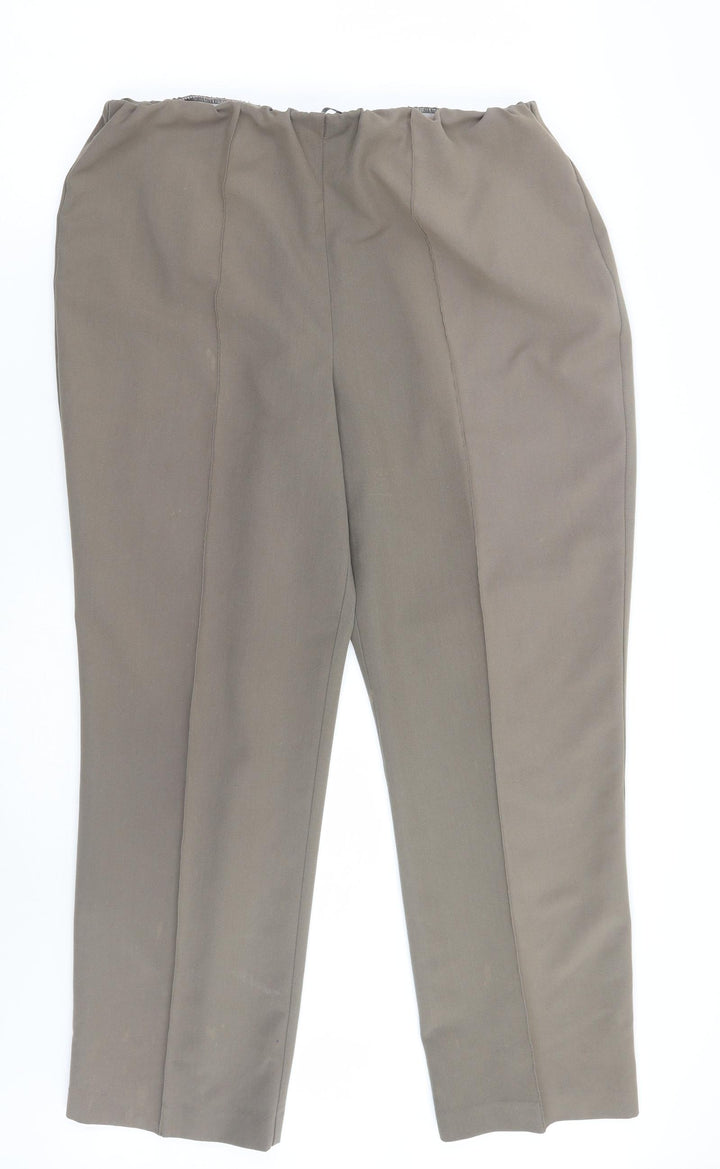 BM Womens Green   Trousers  Size 16 L27 in