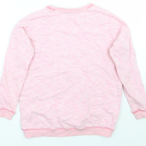 George Girls Pink   Pullover Jumper Size 10-11 Years