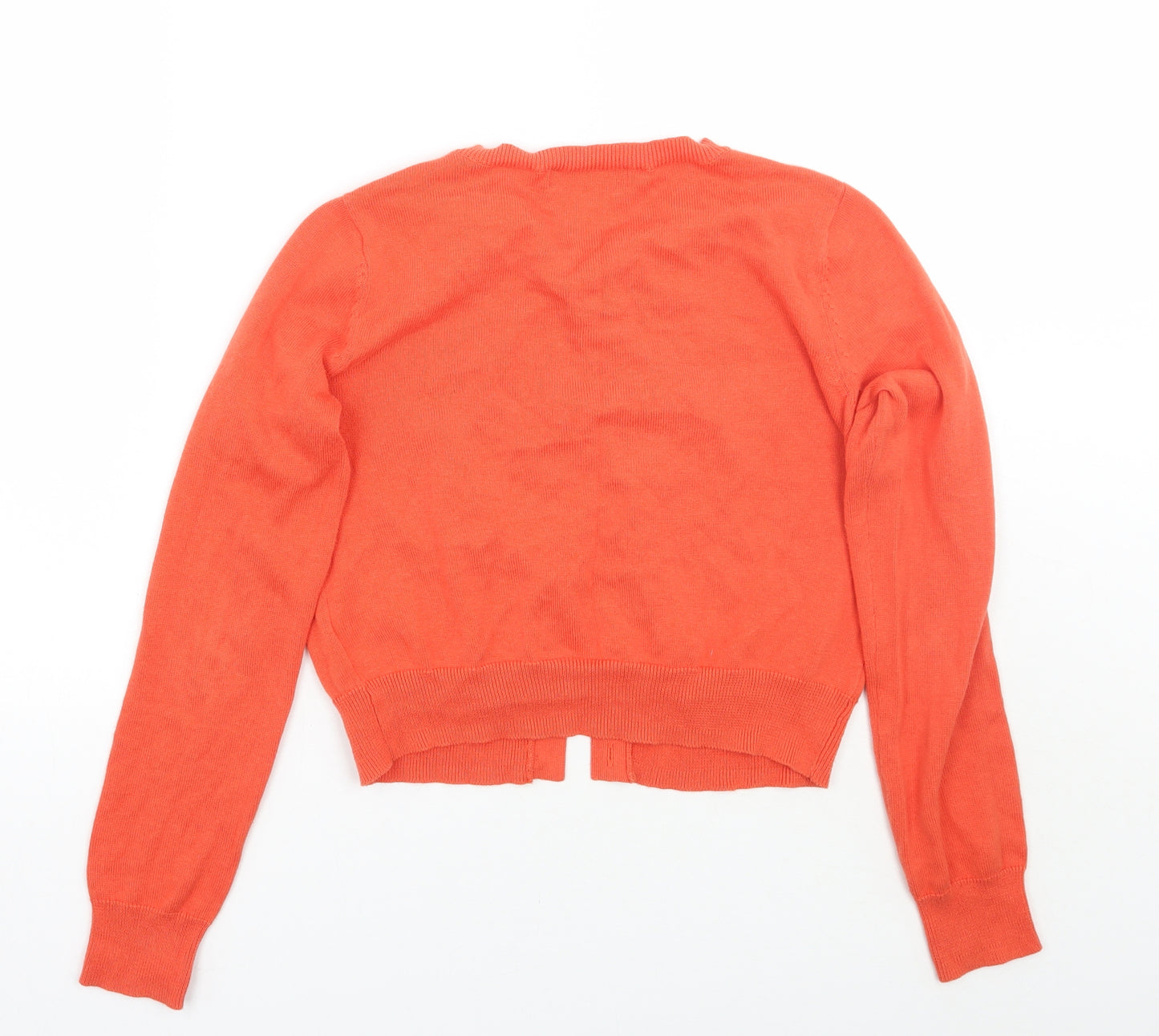 Marks and Spencer Womens Orange   Cardigan Jumper Size 10