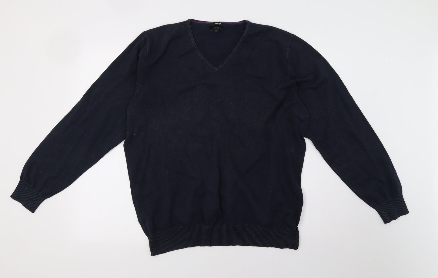 George Mens Blue   Pullover Sweatshirt Size L