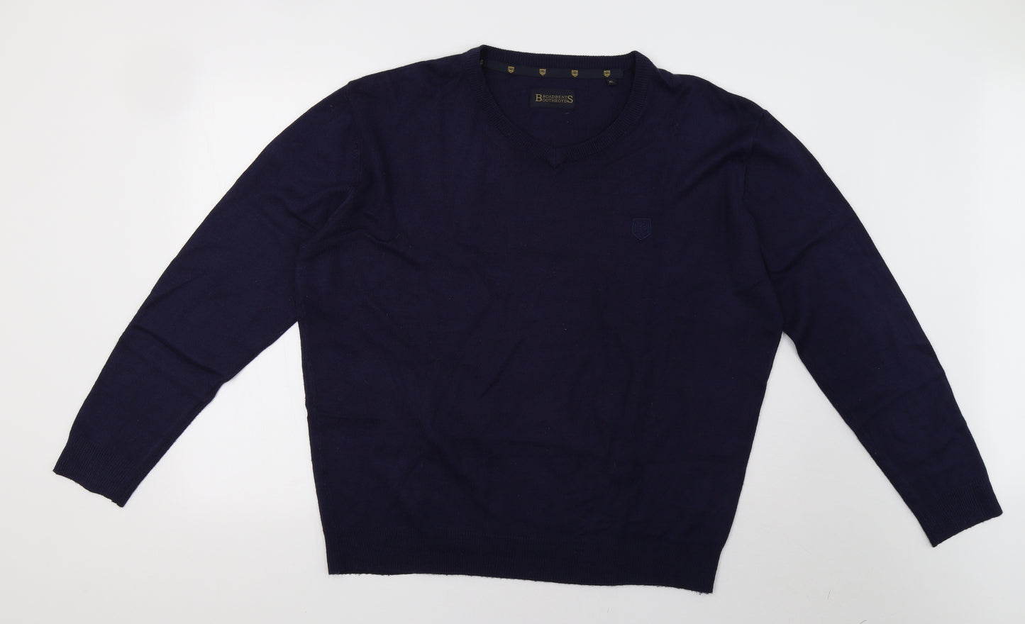 roadbent boothroyds Mens Blue  Knit Pullover Sweatshirt Size XL
