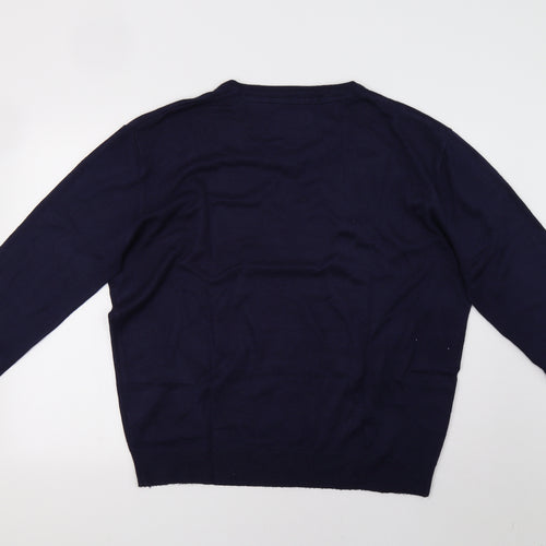 roadbent boothroyds Mens Blue  Knit Pullover Sweatshirt Size XL