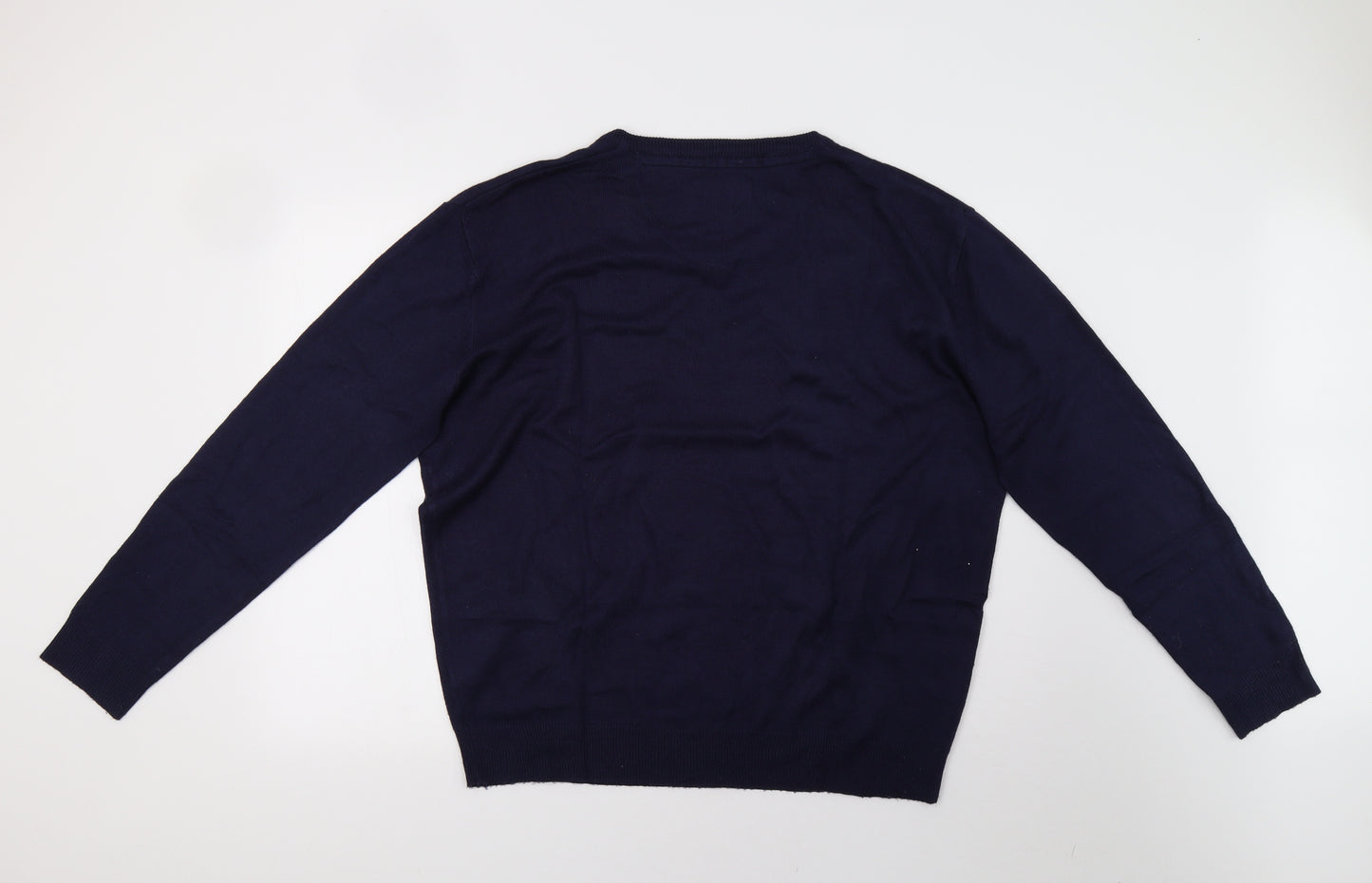 roadbent boothroyds Mens Blue  Knit Pullover Sweatshirt Size XL