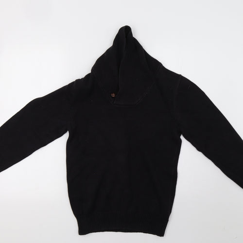 Marks and Spencer Mens Black  Knit Pullover Sweatshirt Size XS