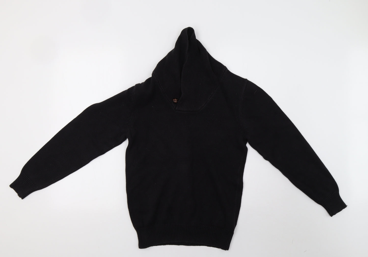 Marks and Spencer Mens Black  Knit Pullover Sweatshirt Size XS