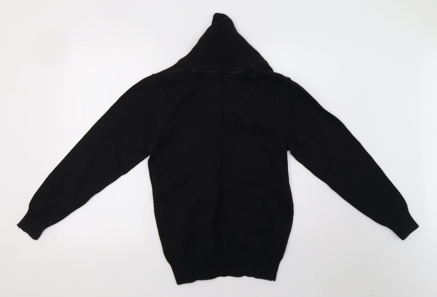 Marks and Spencer Mens Black  Knit Pullover Sweatshirt Size XS