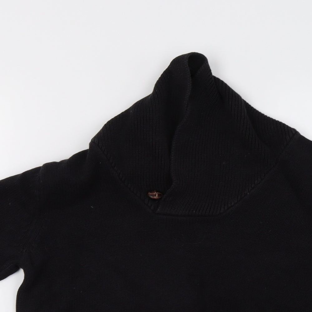Marks and Spencer Mens Black  Knit Pullover Sweatshirt Size XS