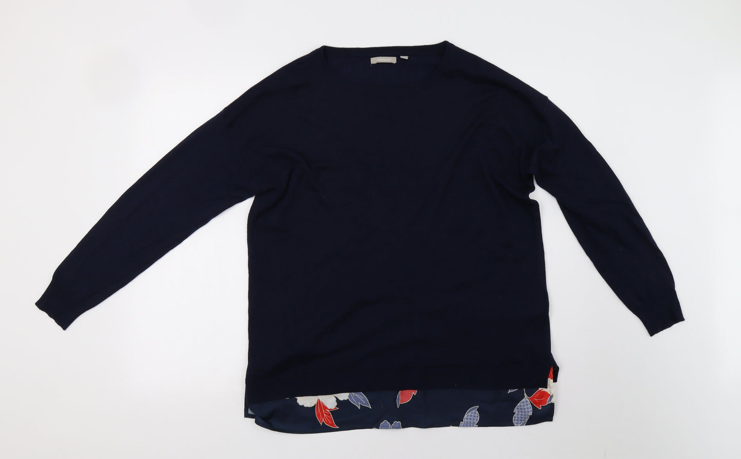 Anthology Womens Blue   Pullover Sweatshirt Size 14